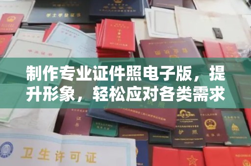 代县制作专业证件照电子版，提升形象，轻松应对各类需求