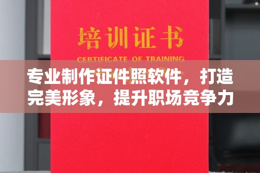 代县专业制作证件照软件，打造完美形象，提升职场竞争力