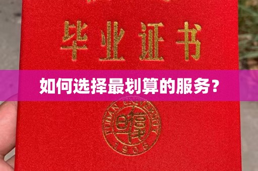 代县如何选择最划算的服务？
