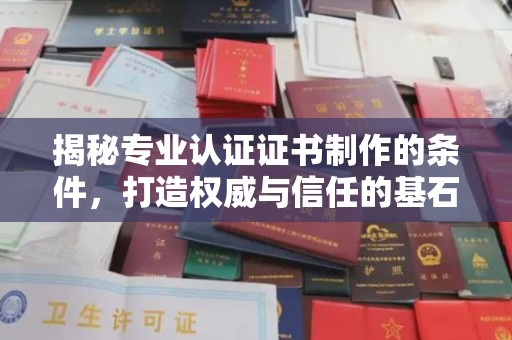 代县揭秘专业认证证书制作的条件，打造权威与信任的基石