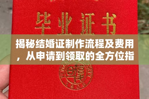 代县揭秘结婚证制作流程及费用，从申请到领取的全方位指南