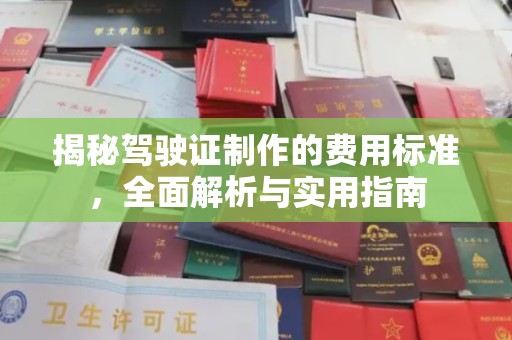 代县揭秘驾驶证制作的费用标准，全面解析与实用指南