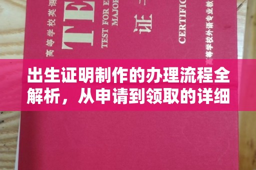 代县出生证明制作的办理流程全解析，从申请到领取的详细指南